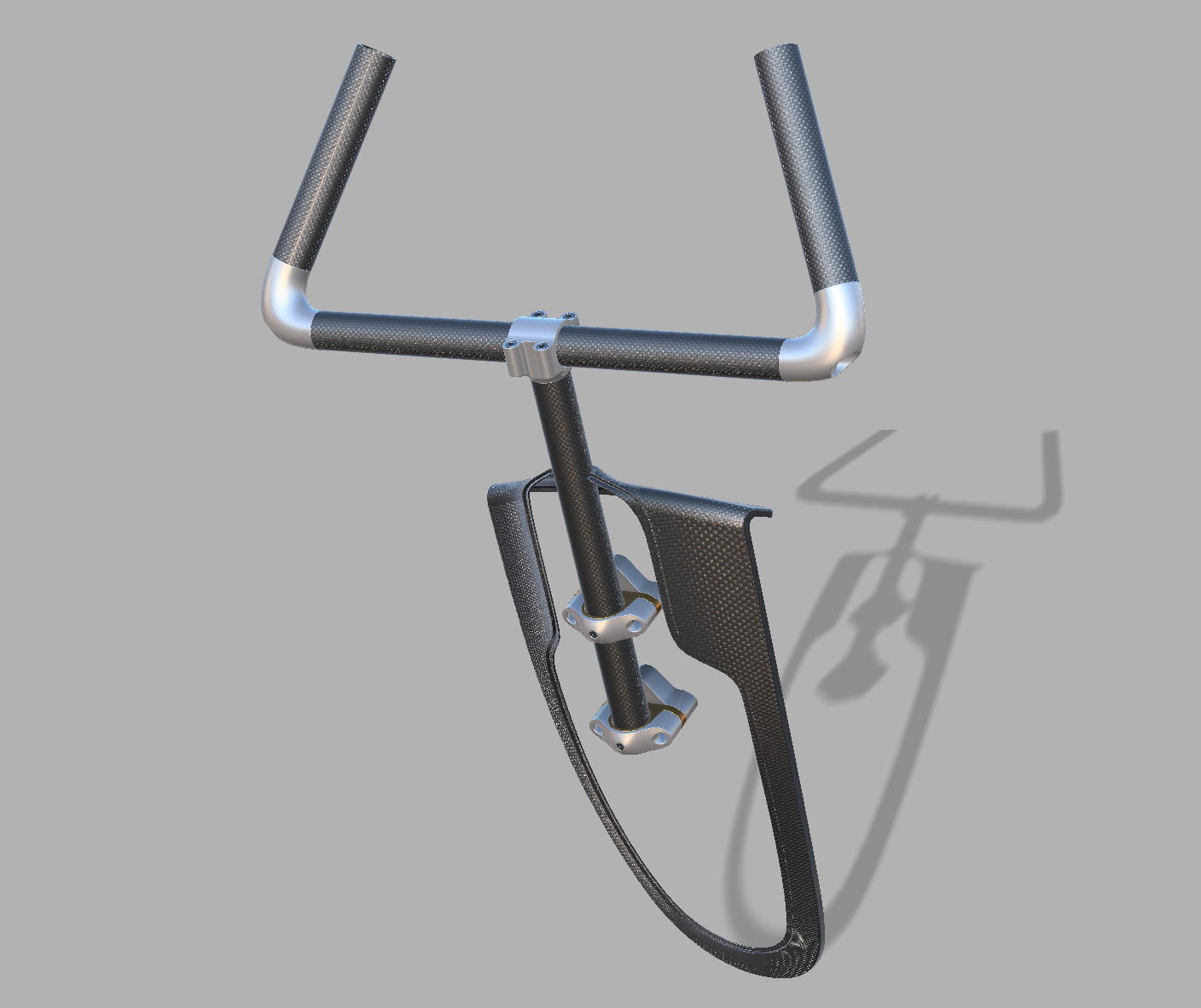 MPC DesignWorks — handlebar and steering assembly render